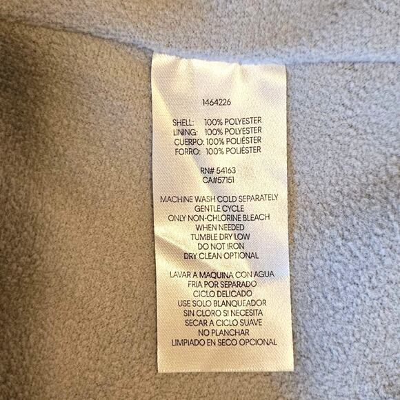 Calvin Klein Jacket Fleece Lined Warm Windbreaker Blue Women's XLarge - Picture 5 of 6